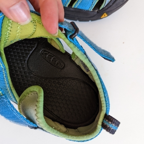 Keen Big Kids Sandals Blue Green Unisex Boys Girls 2 - Picture 6 of 10
